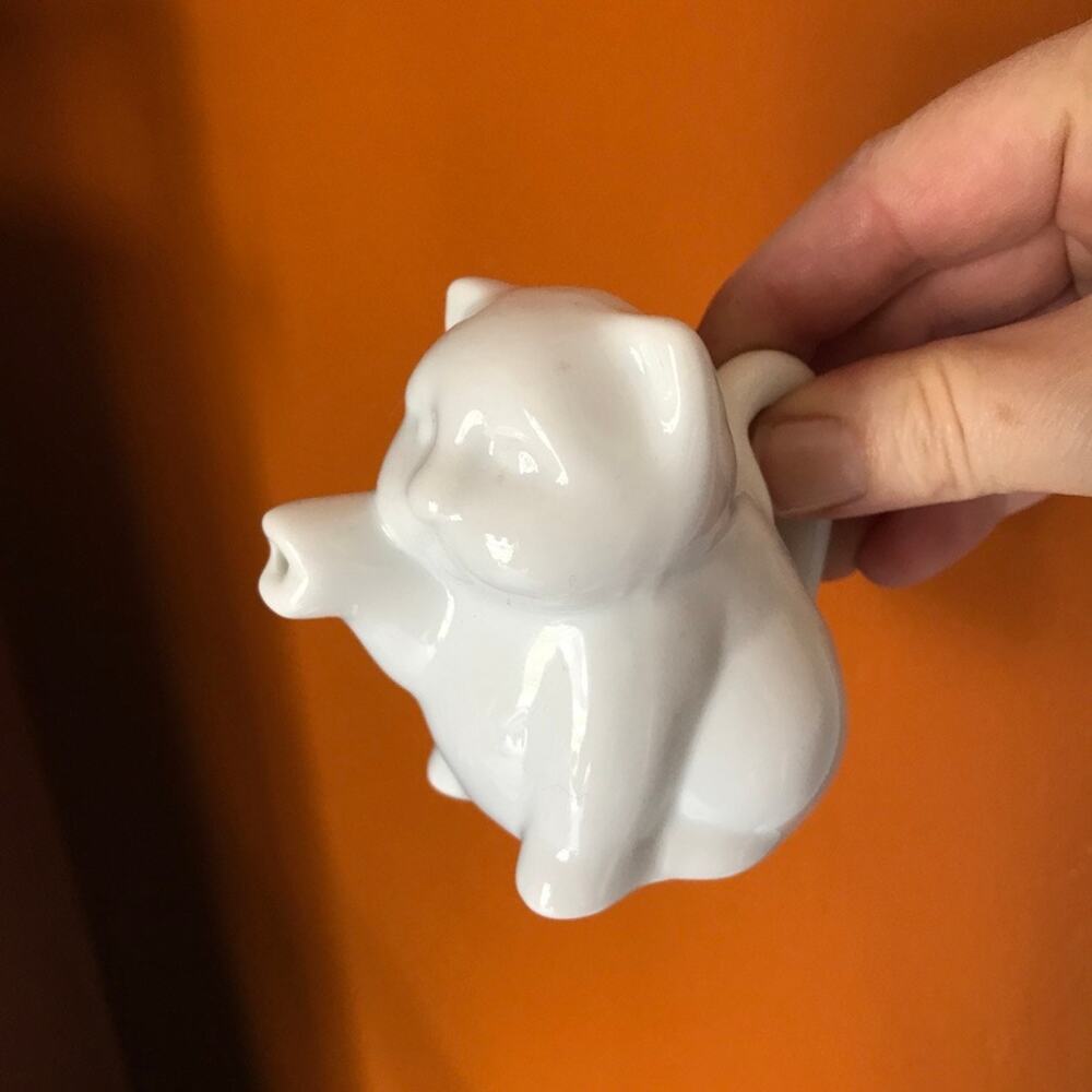 HIC ceramic mini kitty cat creamer (2 oz.), mini pitcher